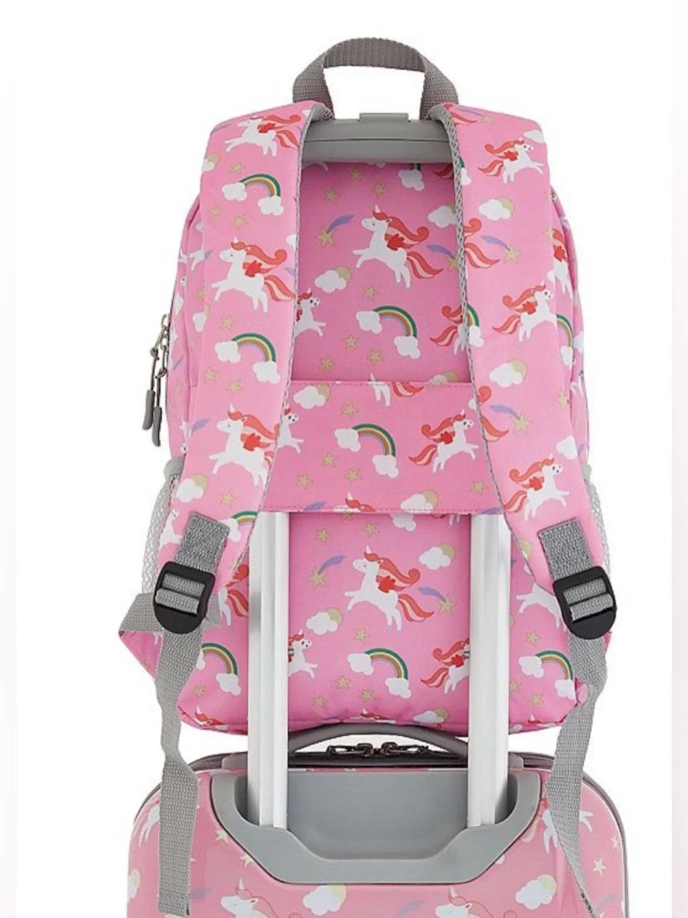 Travelers Club Kids 5-Piece Pink Unicorn & Rainbows Travel Set - NIB